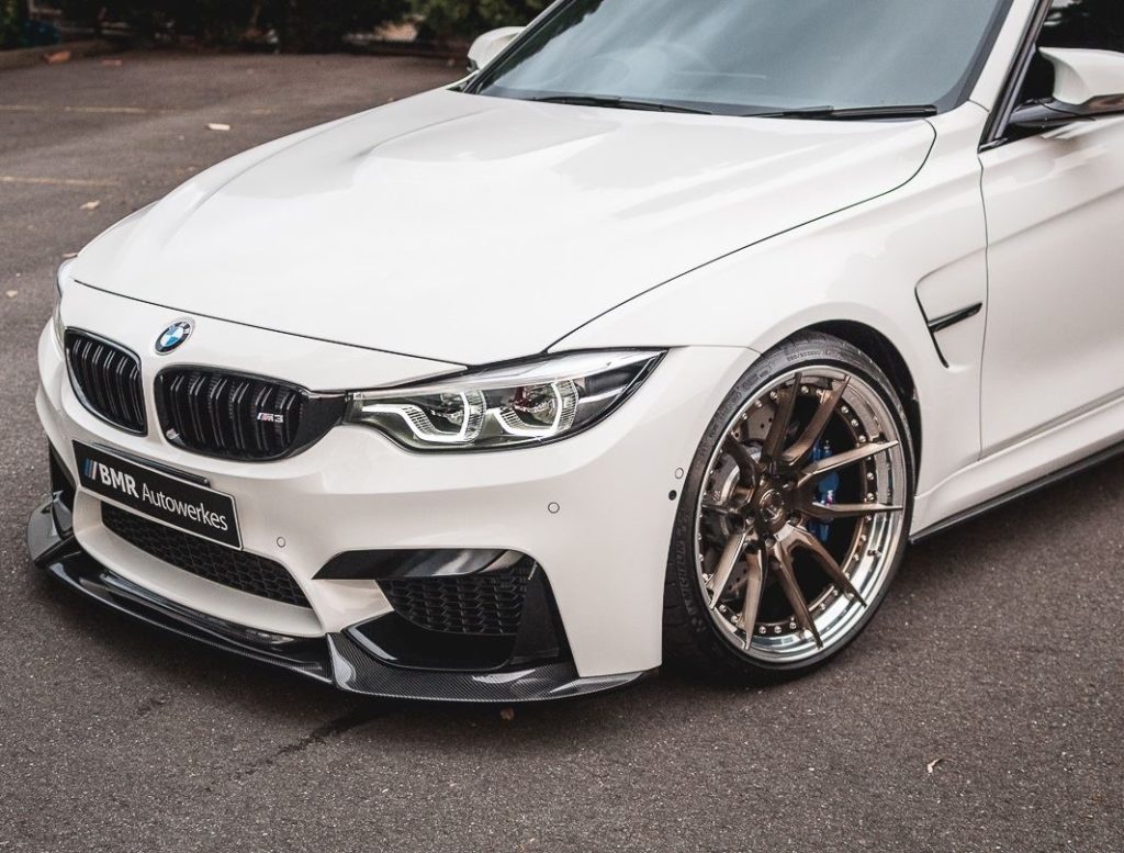 Bmw M F White Bc Forged Hca Wheel Front