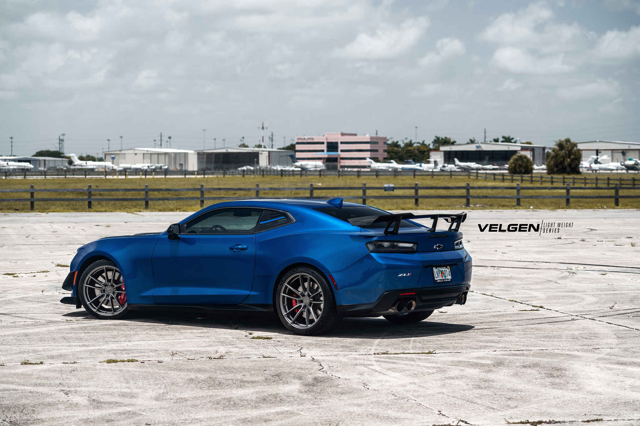Chevrolet Camaro Zl Th Gen Blue Velgen Vf Wheel Front