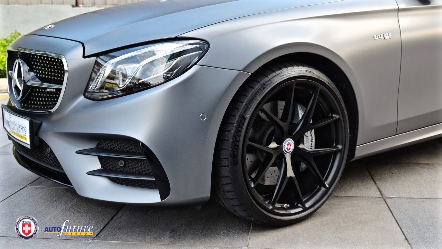 Mercedes Benz E Class E43 AMG W213 Grey With HRE P101 Aftermarket