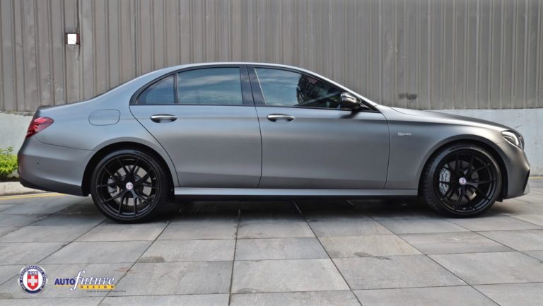 Mercedes Benz E Class E43 AMG W213 Grey With HRE P101 Aftermarket