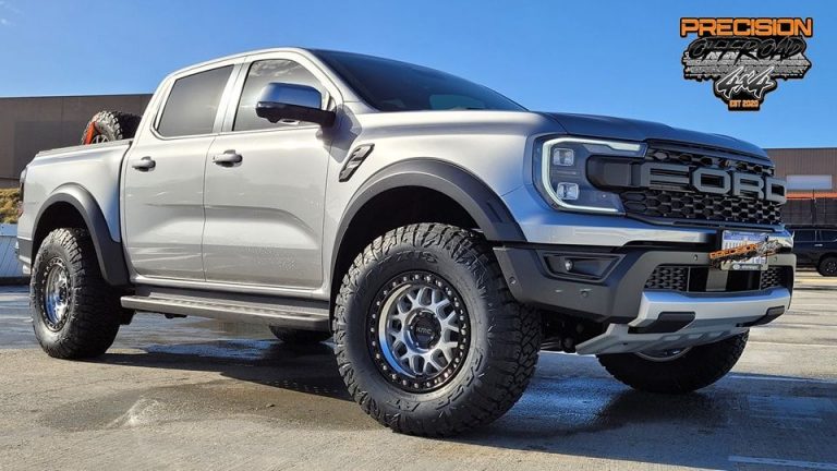 Ford Ranger Raptor Next Gen Grey Kmc Grs Wheel Front