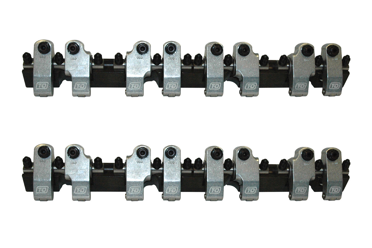 T AND D MACHINE SBC Shaft Rocker Arm Kit - 1.6/1.6 Ratio 2301-160/160