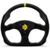 MOMO AUTOMOTIVE ACCESSORIES MOD 30 Steering Wheel Black Suede R1960/32S