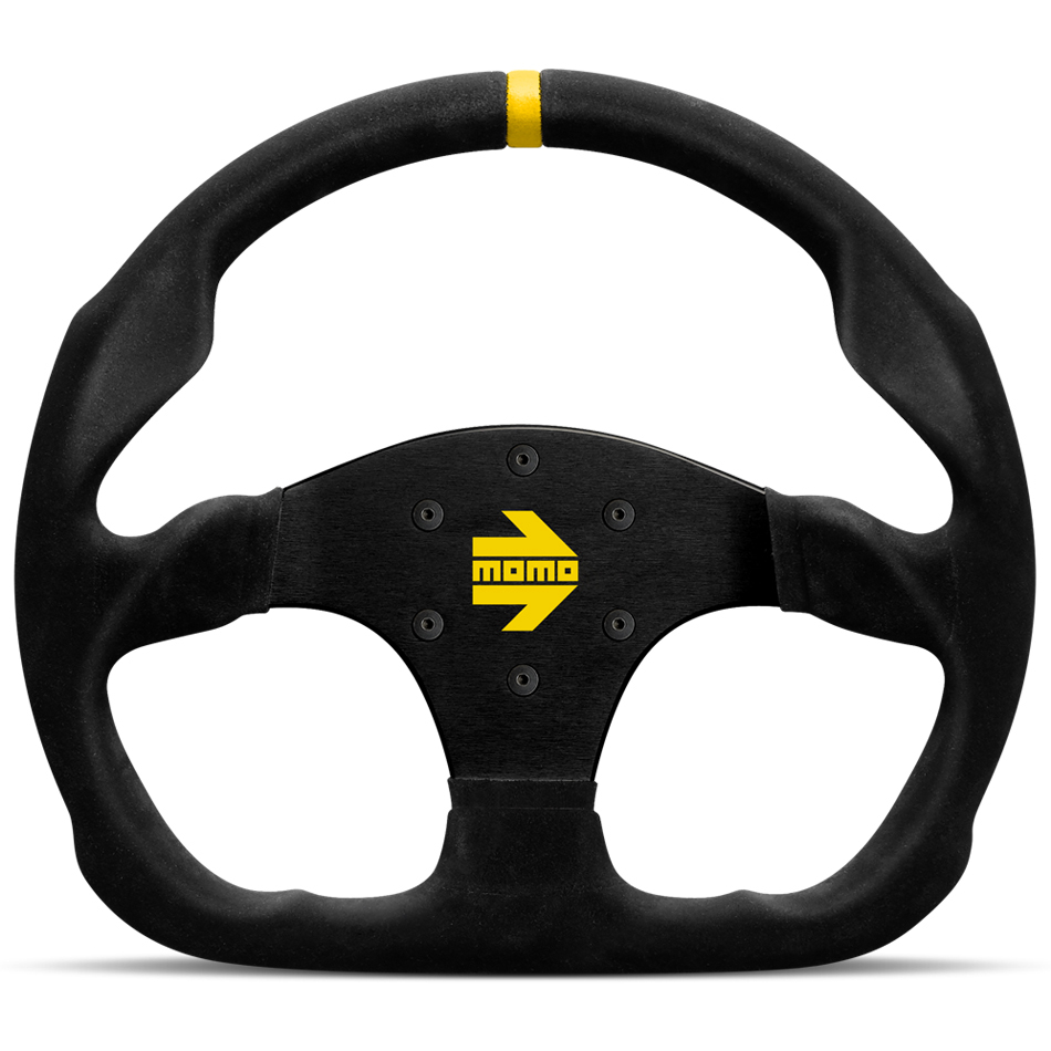 MOMO AUTOMOTIVE ACCESSORIES MOD 30 Steering Wheel Black Suede R1960/32S