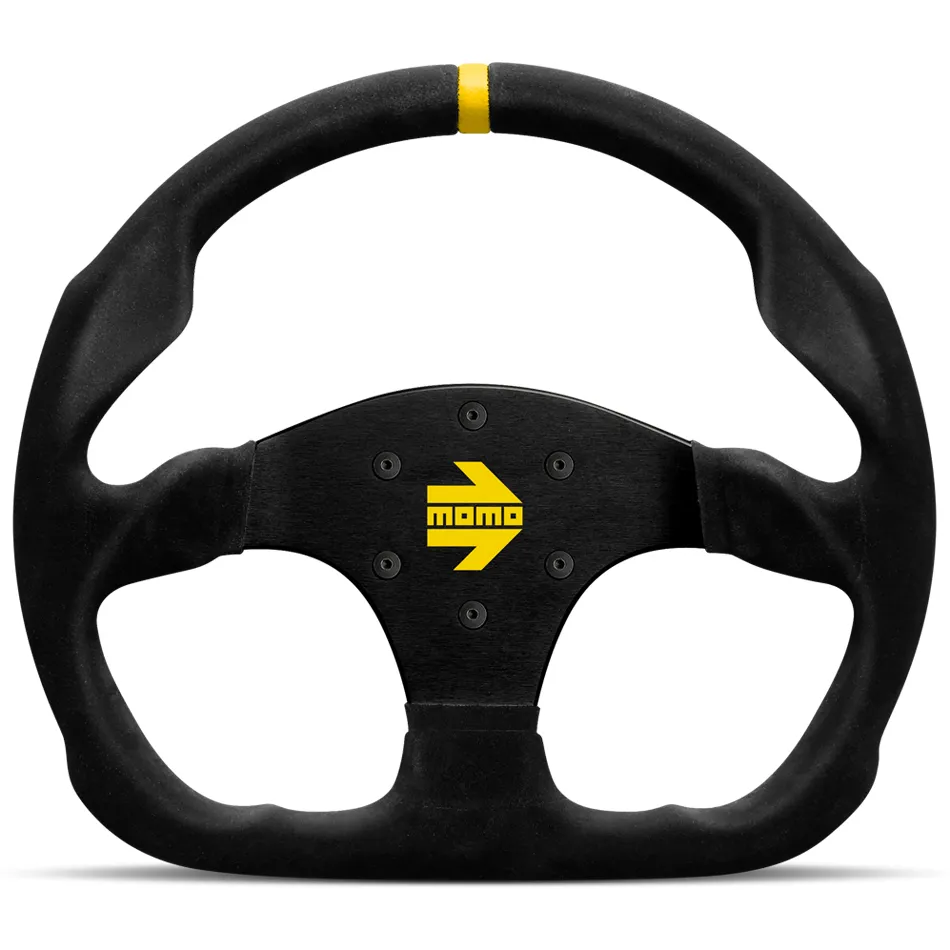 MOMO AUTOMOTIVE ACCESSORIES MOD 30 Steering Wheel Black Suede R1960/32S