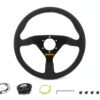 MOMO AUTOMOTIVE ACCESSORIES MOD 78 Steering Wheel Black Leather R1909/33L