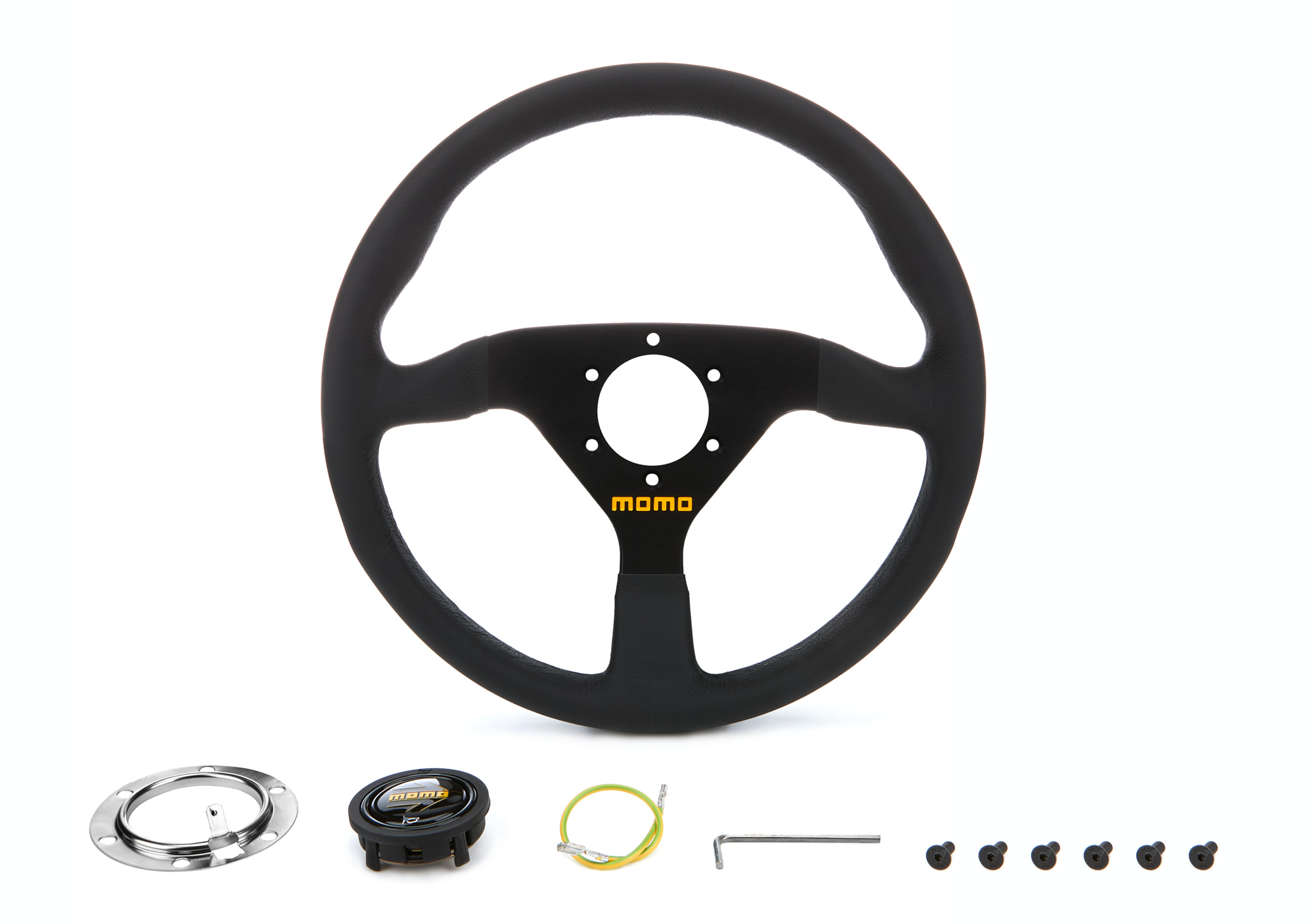 Momo MOD. 78 Steering Wheel 320 mm - Black Suede/Black Spokes R1909/33S main image 0