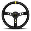 MOMO AUTOMOTIVE ACCESSORIES MOD 07 Steering Wheel Black Suede R1905/35S