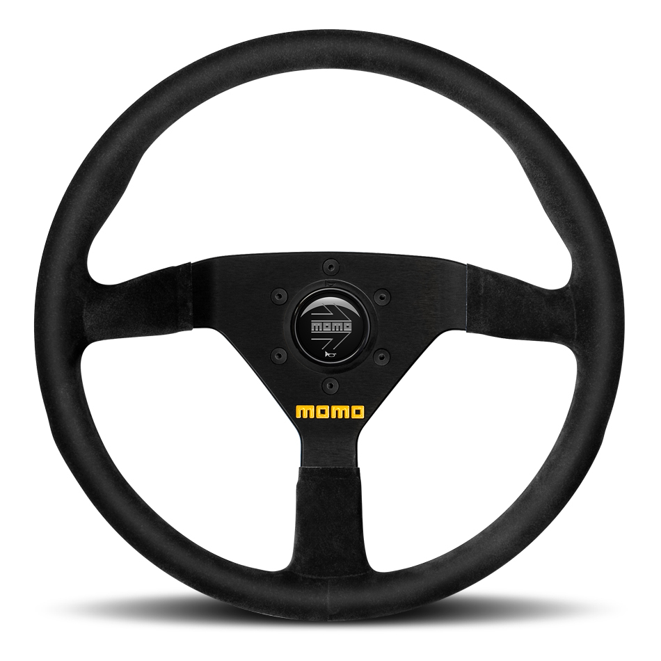 MOMO AUTOMOTIVE ACCESSORIES MOD 78 Steering Wheel Black Suede R1909/35S