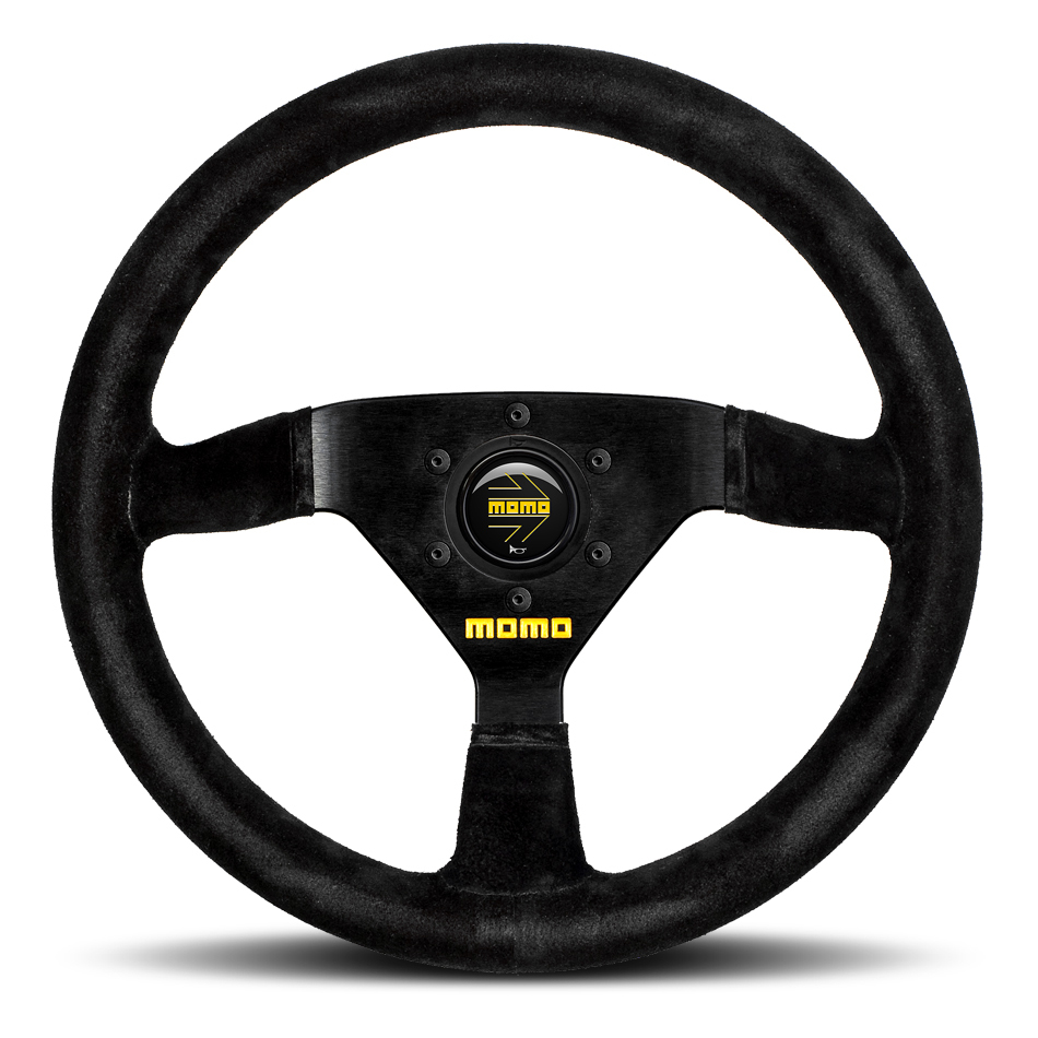 MOMO AUTOMOTIVE ACCESSORIES MOD 69 Steering Wheel Black Suede R1913/35S