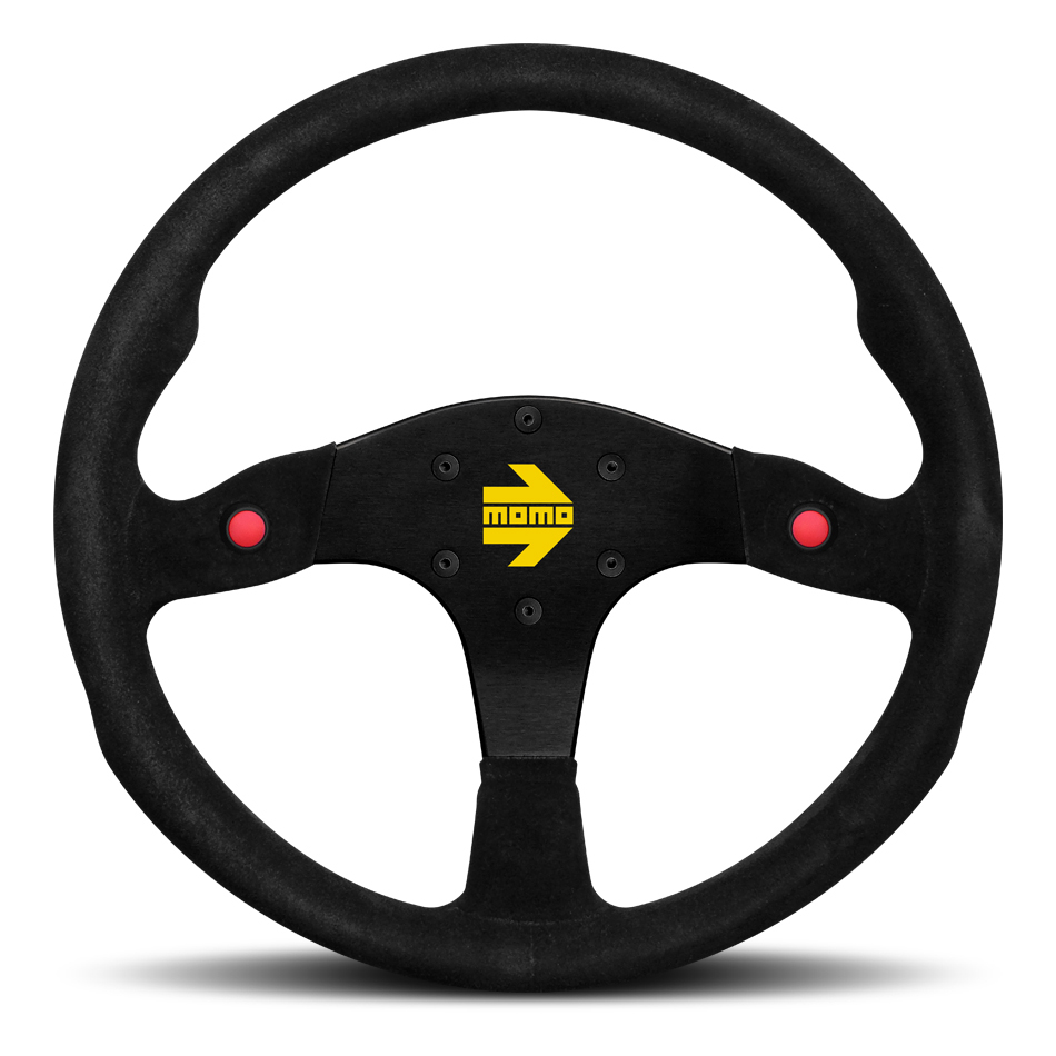 MOMO AUTOMOTIVE ACCESSORIES MOD 80 Steering Wheel Black Suede R1980/35S