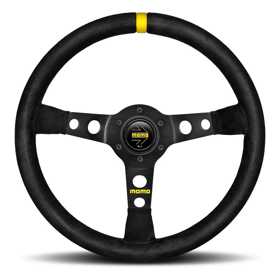 MOMO AUTOMOTIVE ACCESSORIES MOD 07 Steering Wheel Black Suede R1905/35S