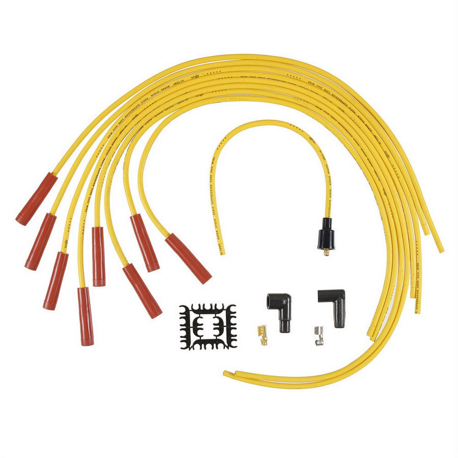 ACCEL 8mm Straight End Supp YELLOW UNIVERSAL 4040