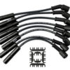 ACCEL X9000 Spark Plug Wire Set GM LS 12in Long Blk 9059CK