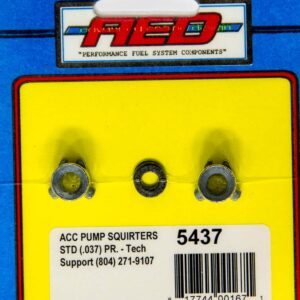 ADVANCED ENGINE DESIGN .037in Accelerator Pump Squirters 5437