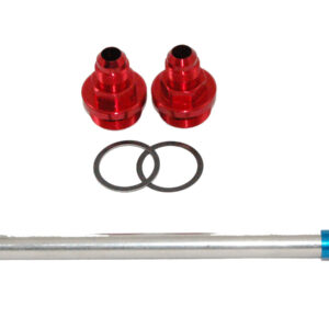 ADVANCED ENGINE DESIGN Polished S/S 4160 Carb. Fuel Line Kit 60946
