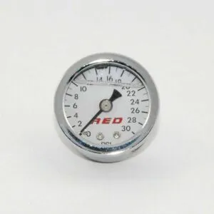 ADVANCED ENGINE DESIGN 1-1/2 Fuel Press. Gauge 0-30psi Liquid Filled 6103