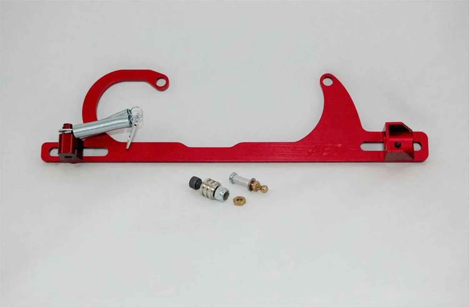 ADVANCED ENGINE DESIGN Chevy Throttle & Spring Bracket - Red 6700R