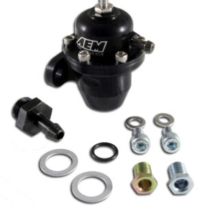 AEM ELECTRONICS Adjustable Fuel Pressure Regulator Black 25-300BK