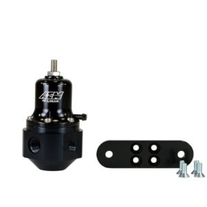 AEM ELECTRONICS Universal Adjstable Fuel Pressure Regulator Black 25-302BK
