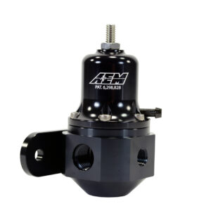 AEM ELECTRONICS Fuel Pressure Regulator Universal Adjustable 25-305BK