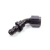 AEROQUIP #6 45 Degree Socketless Black FBL1522