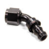 AEROQUIP #8 45 Degree Socketless Black FBL1523