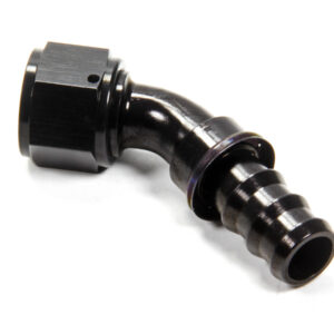 AEROQUIP #12 45 Degree Socketless Black FBL1525