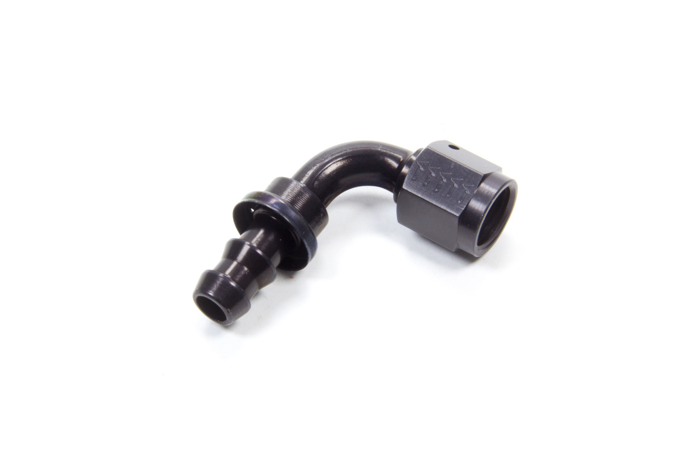 AEROQUIP #6 90 Degree Socketless Black FBL1532