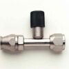 AEROQUIP Straight -10 Hose End w/Charge Port FCE1814