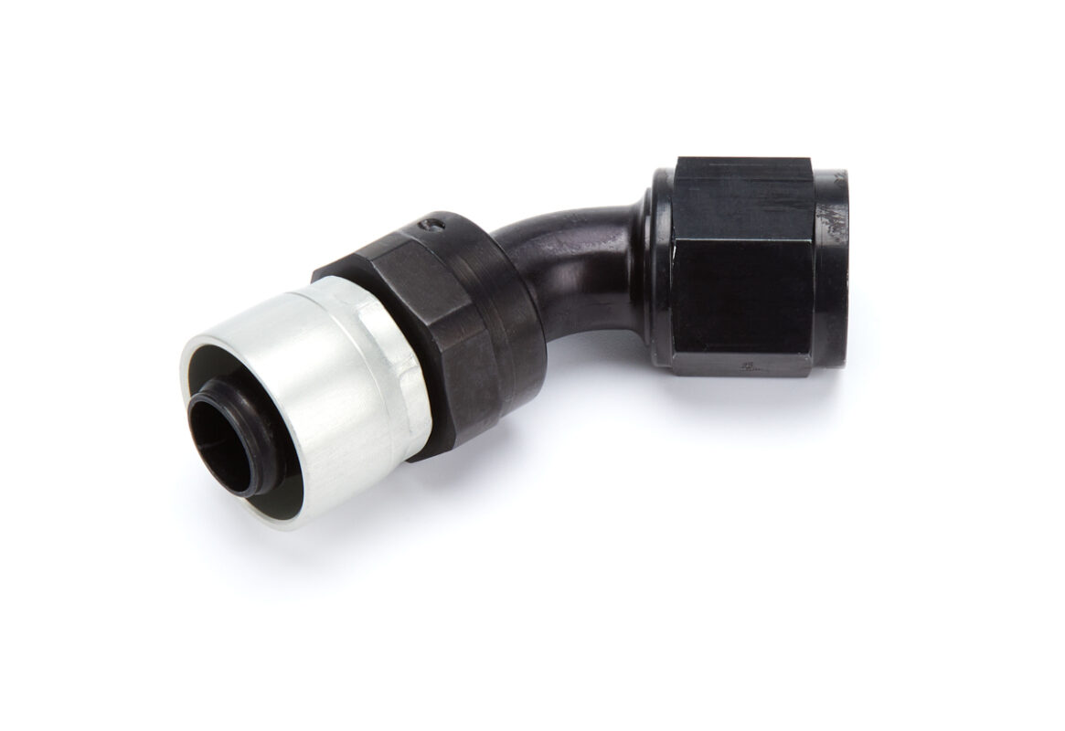Aeroquip Fitting Adapter 45 Degree 10 AN Male to 1/2 in NPT Male Alum