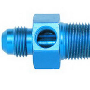 AEROQUIP #8 to 3/8in NPT Str Adpt w/ 1/8in NPT Port FCM2279