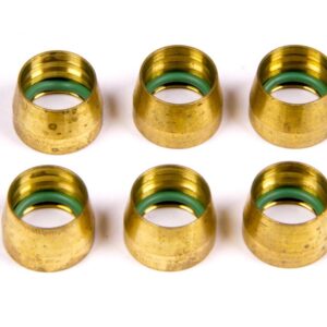 AEROQUIP -8 Replacement A/C Brass Sleeves (6pk) FCM2431