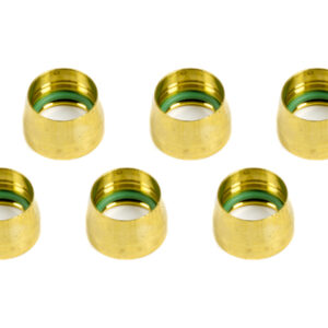 AEROQUIP -10 Replacement A/C Brass Sleeves (6pk) FCM2432