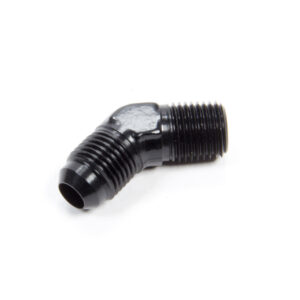 AEROQUIP 45 Deg Alum #6 Flare 1/4 in Black FCM5022