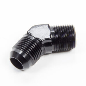 AEROQUIP 45 Deg Alum #10 Flare 1/2in Black FCM5024