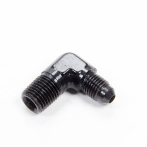AEROQUIP 90 Deg Alum #4 Flare 1/4 in Black FCM5032