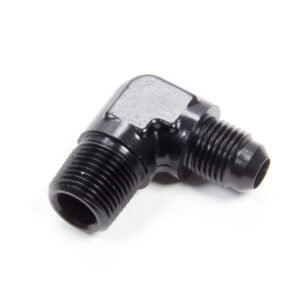 AEROQUIP 90 Deg Alum #6 Flare 3/8 in Black FCM5035