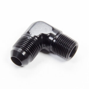 AEROQUIP 90 Deg Alum #8 Flare 3/8 in Black FCM5037