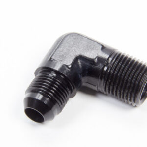 AEROQUIP 90 Deg Alum #8 Flare 1/2 in Black FCM5038