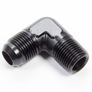 AEROQUIP 90 Deg Alum #10 Flare 1/2in Black FCM5039