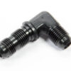 AEROQUIP #6 Flare 90 Deg Bulkhead Union Black FCM5082