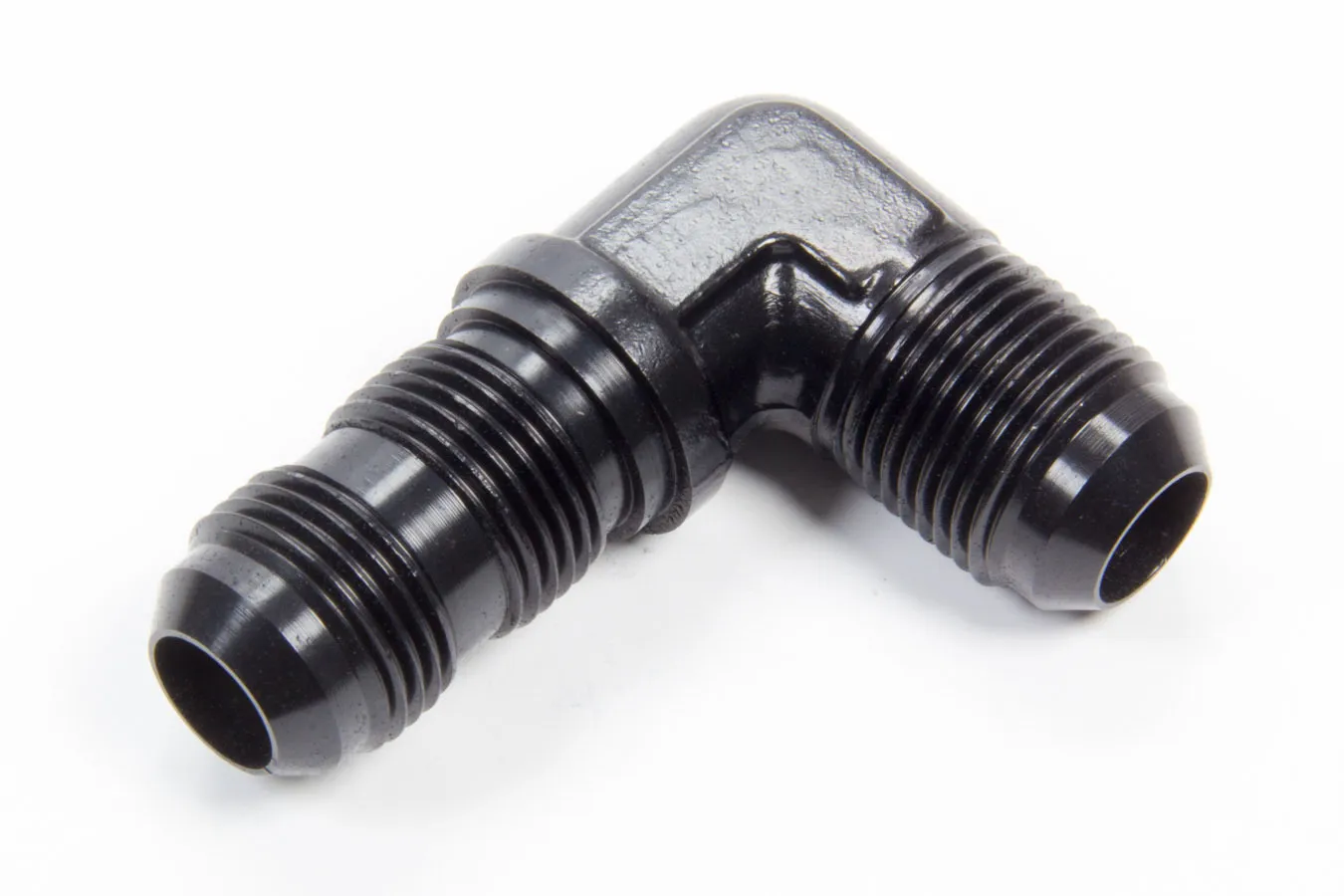 AEROQUIP #10 Flare 90 Deg Blkhd Union Black FCM5084