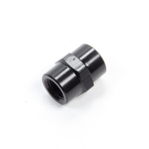AEROQUIP 1/8in Alum Pipe Coupler Black FCM5129