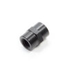 AEROQUIP 1/4in Alum Pipe Coupler Black FCM5130