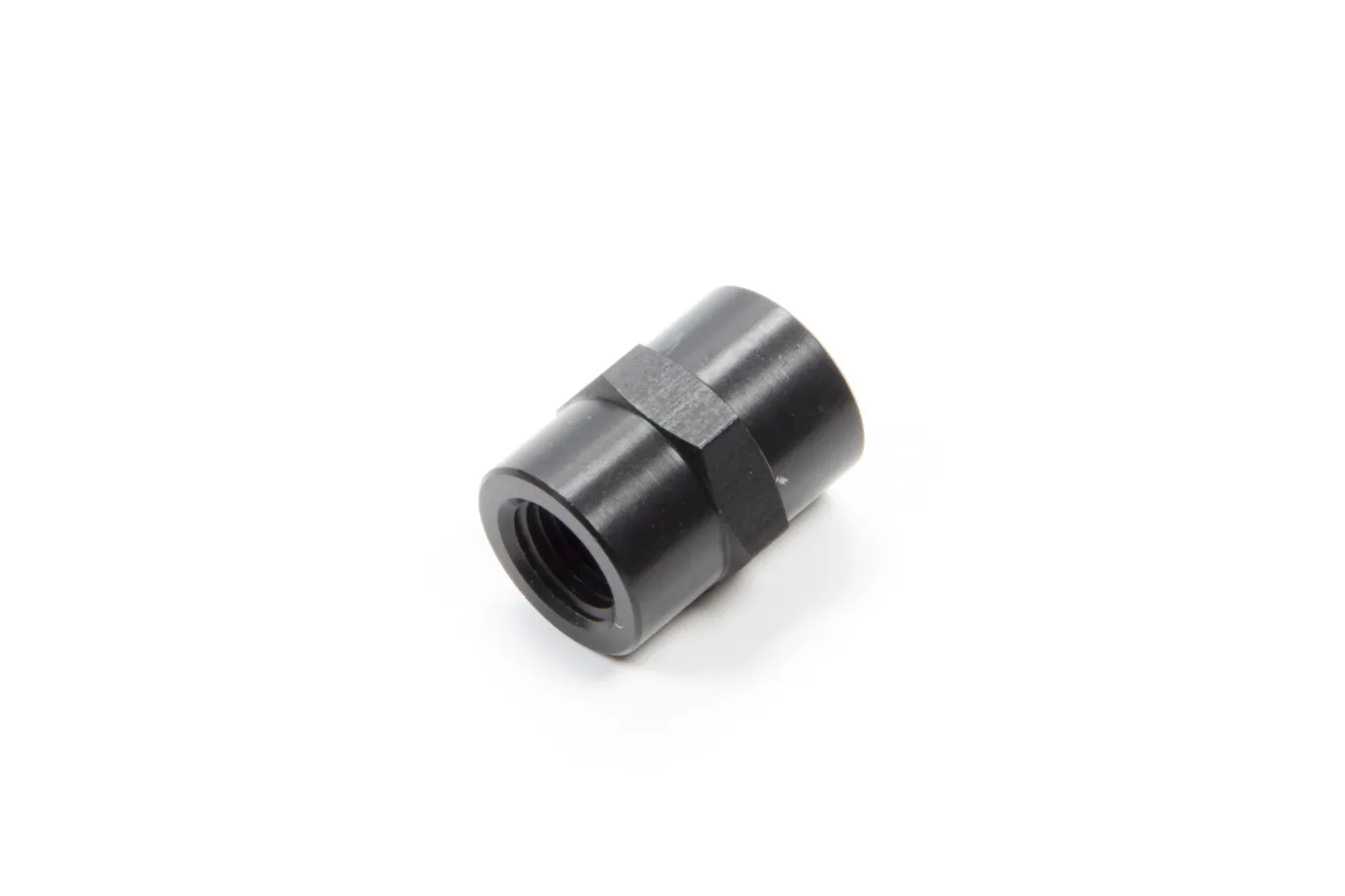 AEROQUIP 1/4in Alum Pipe Coupler Black FCM5130