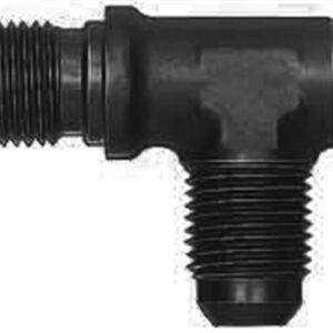 AEROQUIP #3 Alum Bulkhead Run Tee Black FCM5815