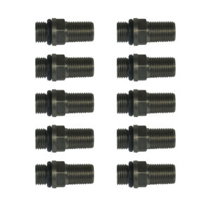 AFCO RACING PRODUCTS Schrader Valve 5-16-32 Stainless Steel 10 Pack 550000050-10