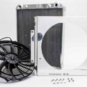 AFCO RACING PRODUCTS Dragster Radiator w/ Fan and Shroud 80108N