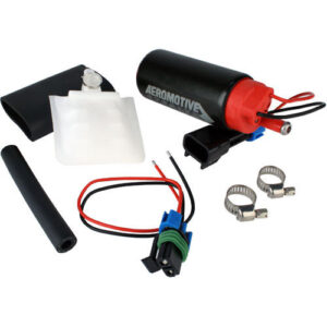 AEROMOTIVE 340 Stealth Fuel Pump - Offset Inlet - Inline 11542